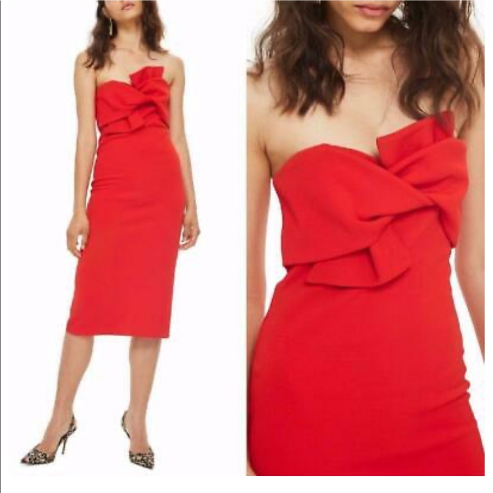 NWT bow dress Topshop